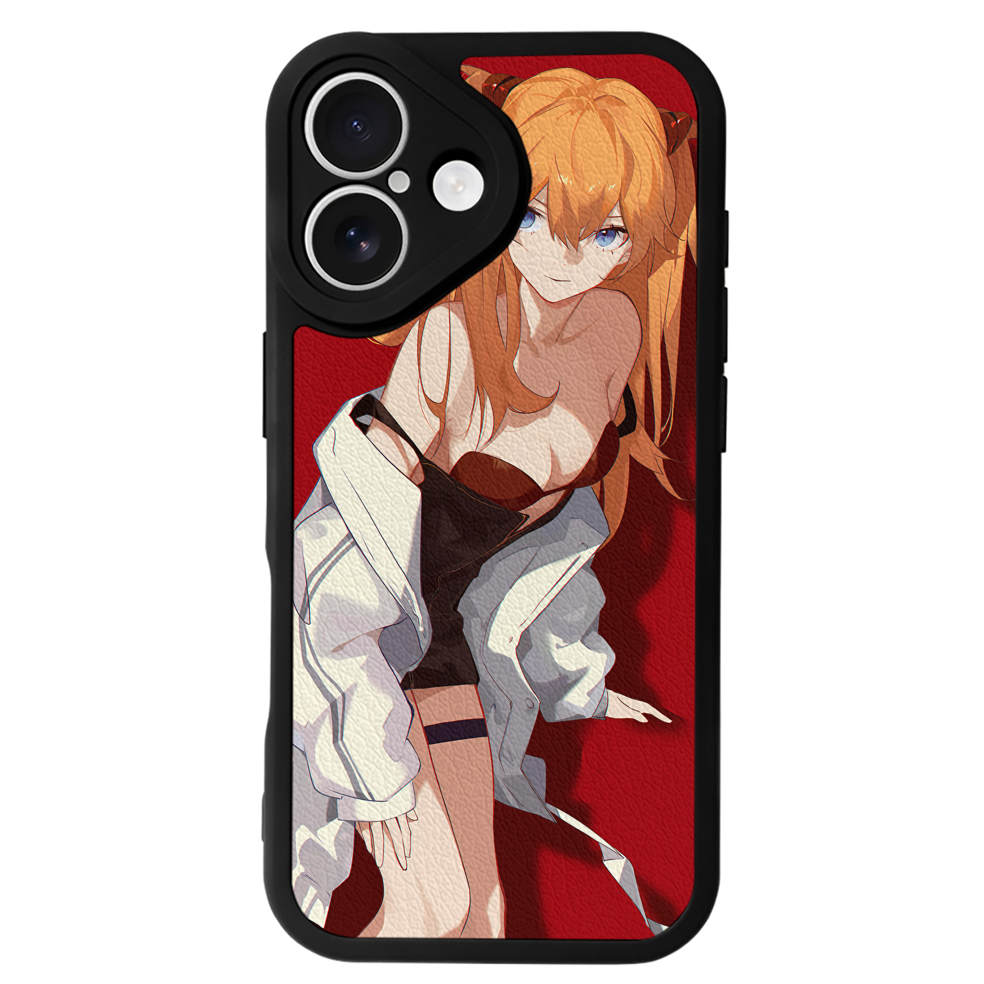 （画像用） EVA 新世紀エヴァンゲリオン 【iPhone 16シリーズ対応】シリコンスマホケース（レザー調） 材質：シリコン
